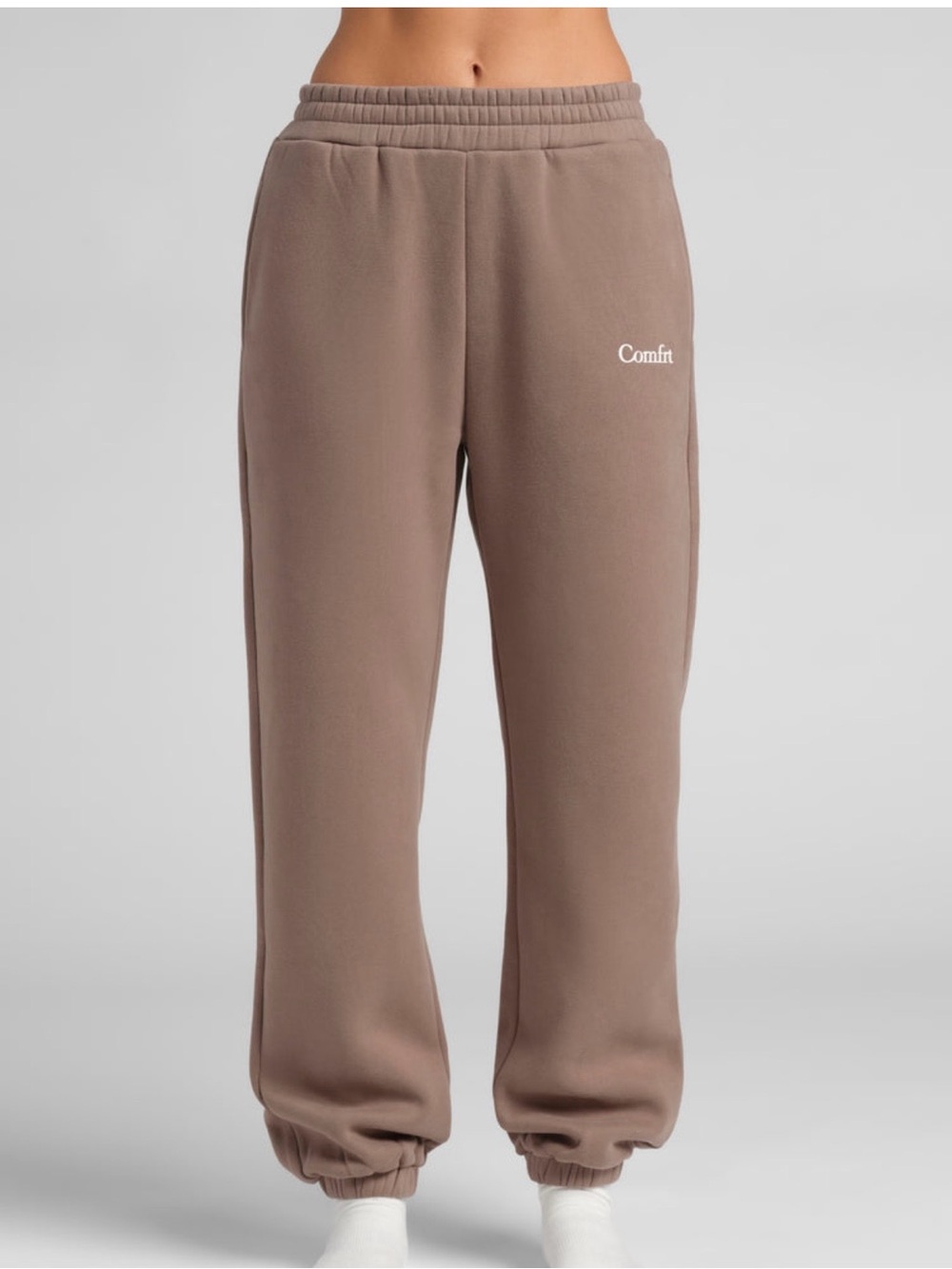 Comfit Women's Taupe Relaxed Joggers